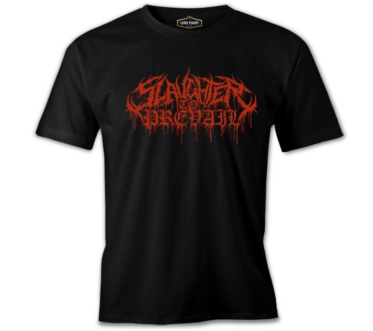 Slaughter to Prevail Logo Siyah Erkek Tshirt