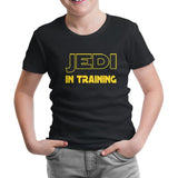 Star Wars - Jedi in Training Siyah Çocuk Tshirt