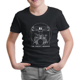 The Perfect Drummer Siyah Çocuk Tshirt
