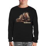 The Walking Dead Siyah Çocuk Sweatshirt