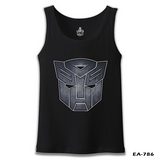 Transformers Logo 1 Siyah Erkek Atlet