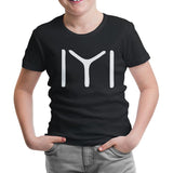 Türk Kayı Boyu - Logo Siyah Çocuk Tshirt