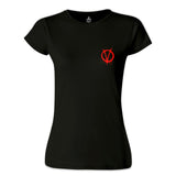 V for Vendetta - V logo Siyah Kadın Tshirt