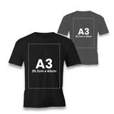 Personalized Black Men's T-Shirt 