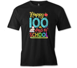 100 Days of School - Happy Black Men's Tshirt