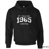 1965 Aged to Perfection Black Men's Zipperless Hoodie