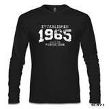 1965 Aged to Perfection Black Men's Sweatshirt