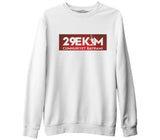 29 Ekim Cumhuriyet Bayramı Beyaz Erkek Kalın Sweatshirt