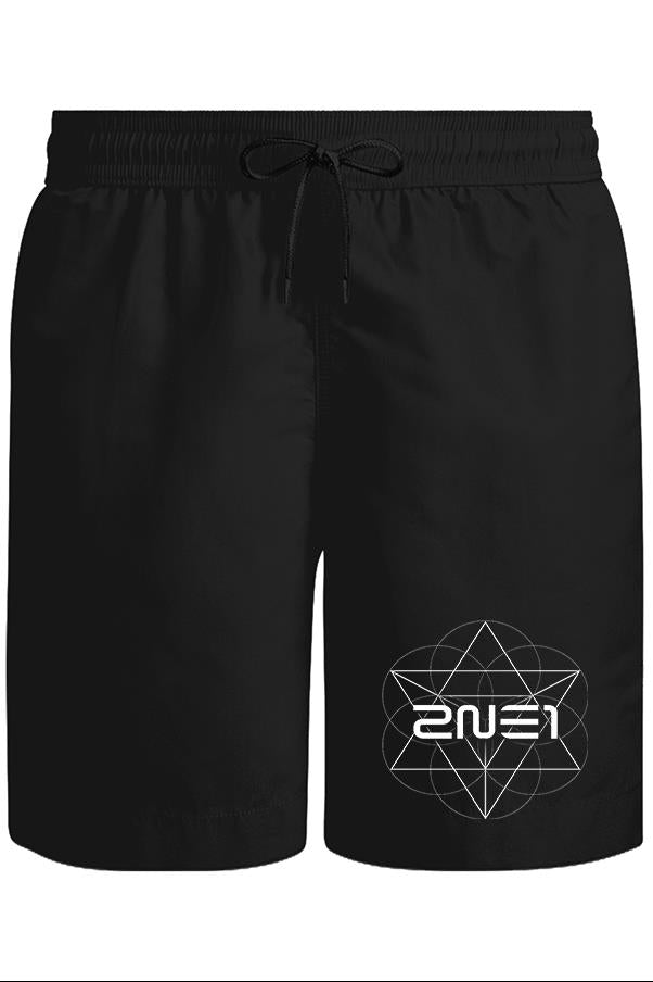 2NE1 - Crush Unisex Black Shorts 