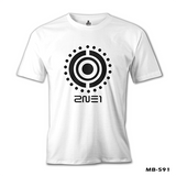 2NE1 - Logo 2 Beyaz Erkek Tshirt