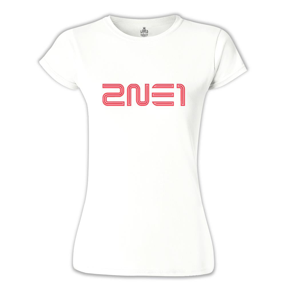 2NE1 - Logo White Women's Tshirt