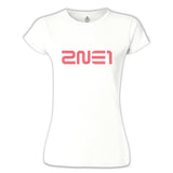 2NE1 - Logo White Women's Tshirt