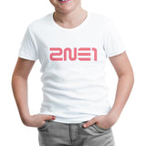 2NE1 - Logo White Kids Tshirt