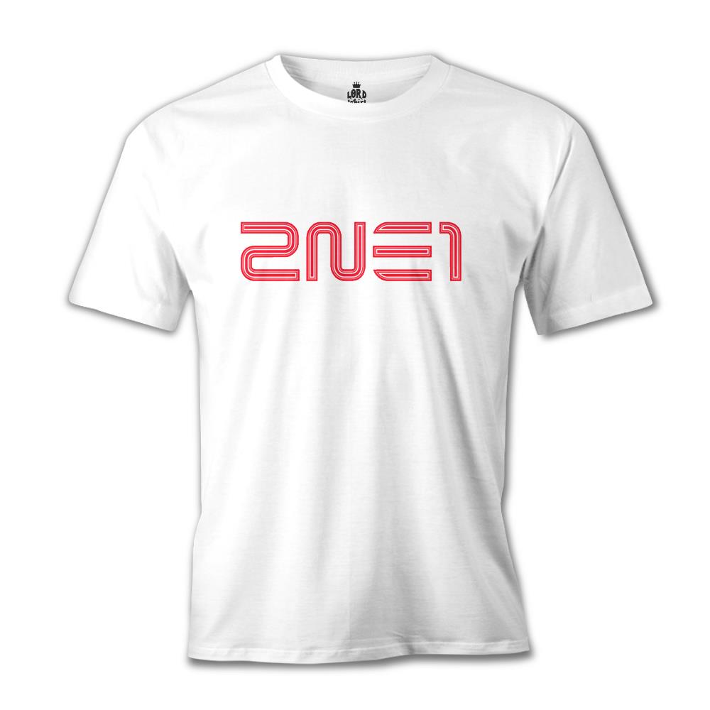 2NE1 - Logo White Men's Tshirt 