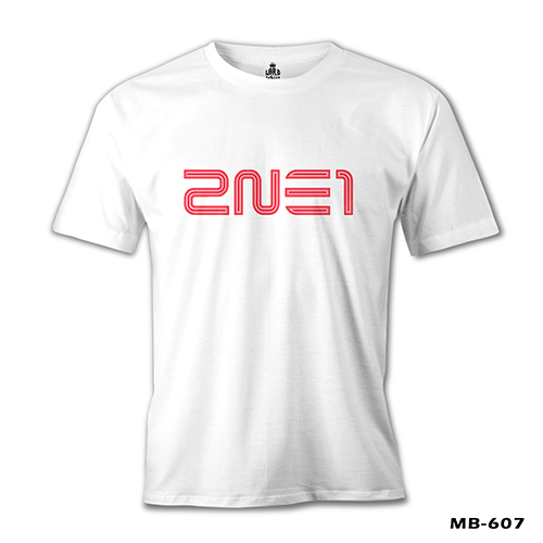 2NE1 - Logo White Men's Tshirt 