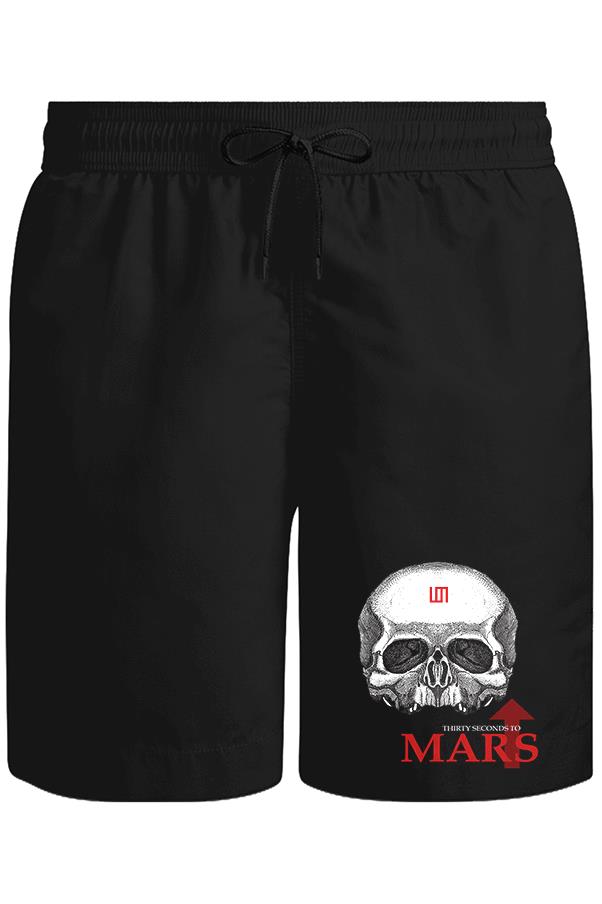 30 Seconds to Mars Unisex Black Shorts 