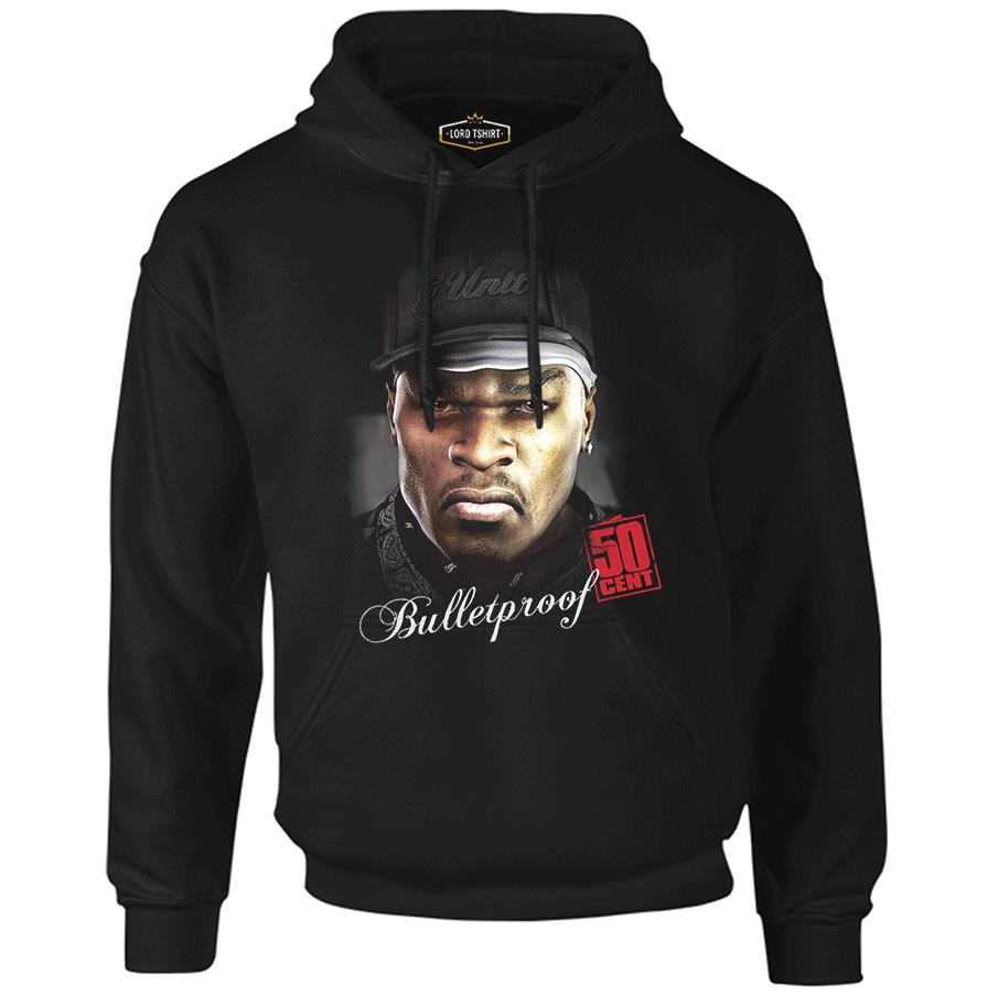50 Cent Black Men's Zipperless Hoodie
