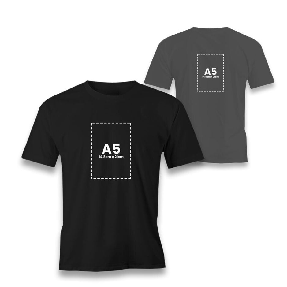 Personalized Black Men's T-Shirt 