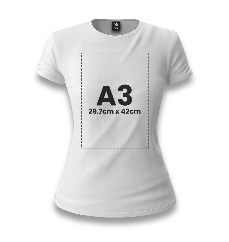 Personalized White Women's T-Shirt - Single Sided 