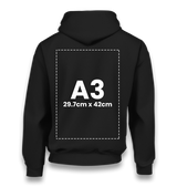 Personalized Black Unisex Hoodie - Single Sided 