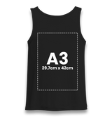 Personalized Black Unisex Undershirt - Single Sided 