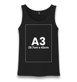 Personalized Black Unisex Undershirt - Single Sided 