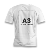 Personalized White Men's T-Shirt - Single Sided 