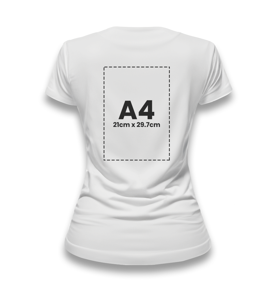 Personalized White Women's T-Shirt - Single Sided 