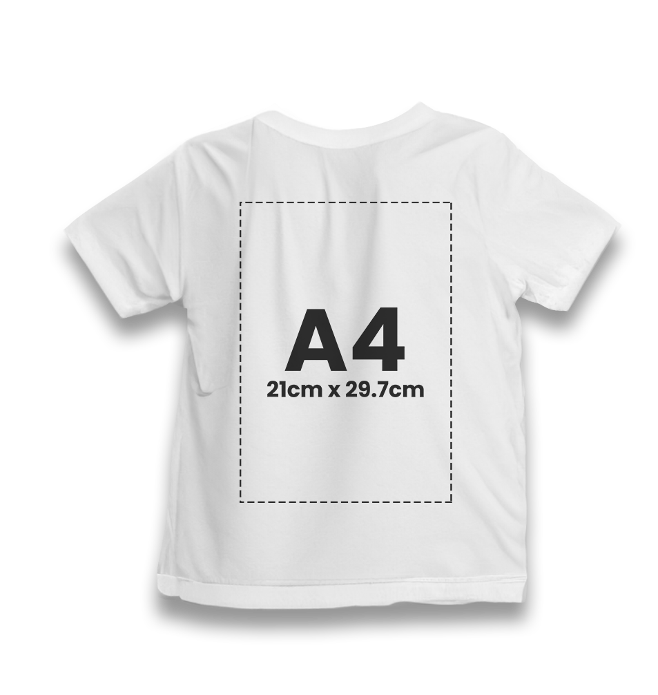 Personalized White Kids T-shirt - Single Sided 