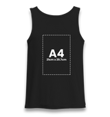 Personalized Black Unisex Undershirt - Single Sided 