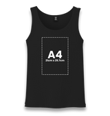 Personalized Black Unisex Undershirt - Single Sided 