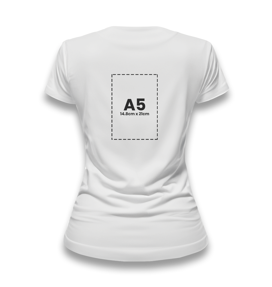 Personalized White Women's T-Shirt - Single Sided 