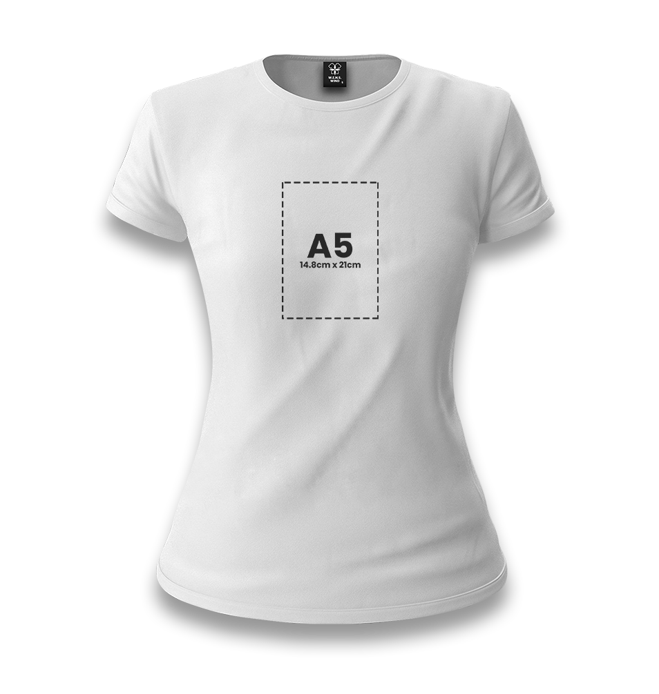 Personalized White Women's T-Shirt - Single Sided 