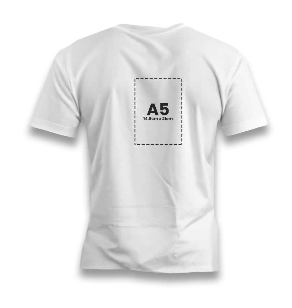 Personalized White Men's T-Shirt - Single Sided 