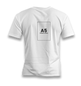 Personalized White Men's T-Shirt - Single Sided 