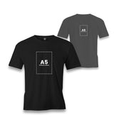 Personalized Black Men's T-Shirt 