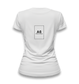 Personalized White Women's T-Shirt - Single Sided 