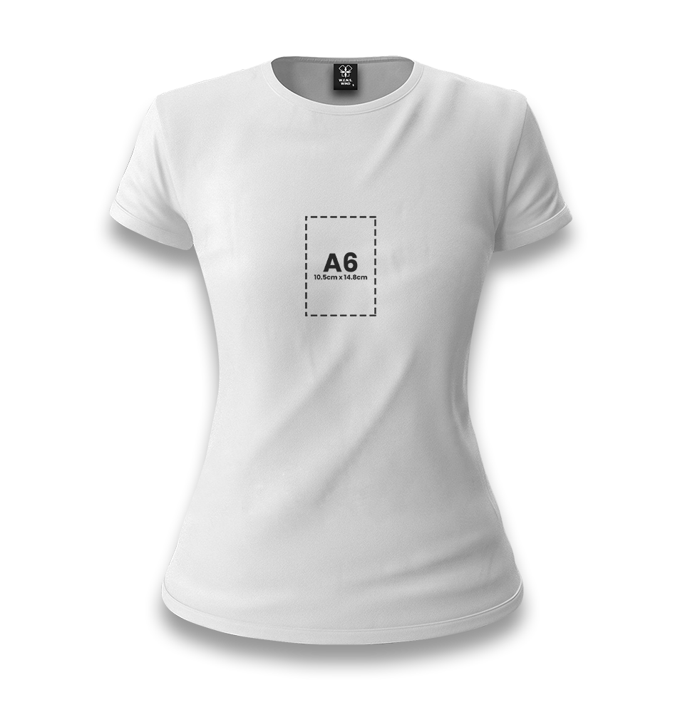 Personalized White Women's T-Shirt - Single Sided 