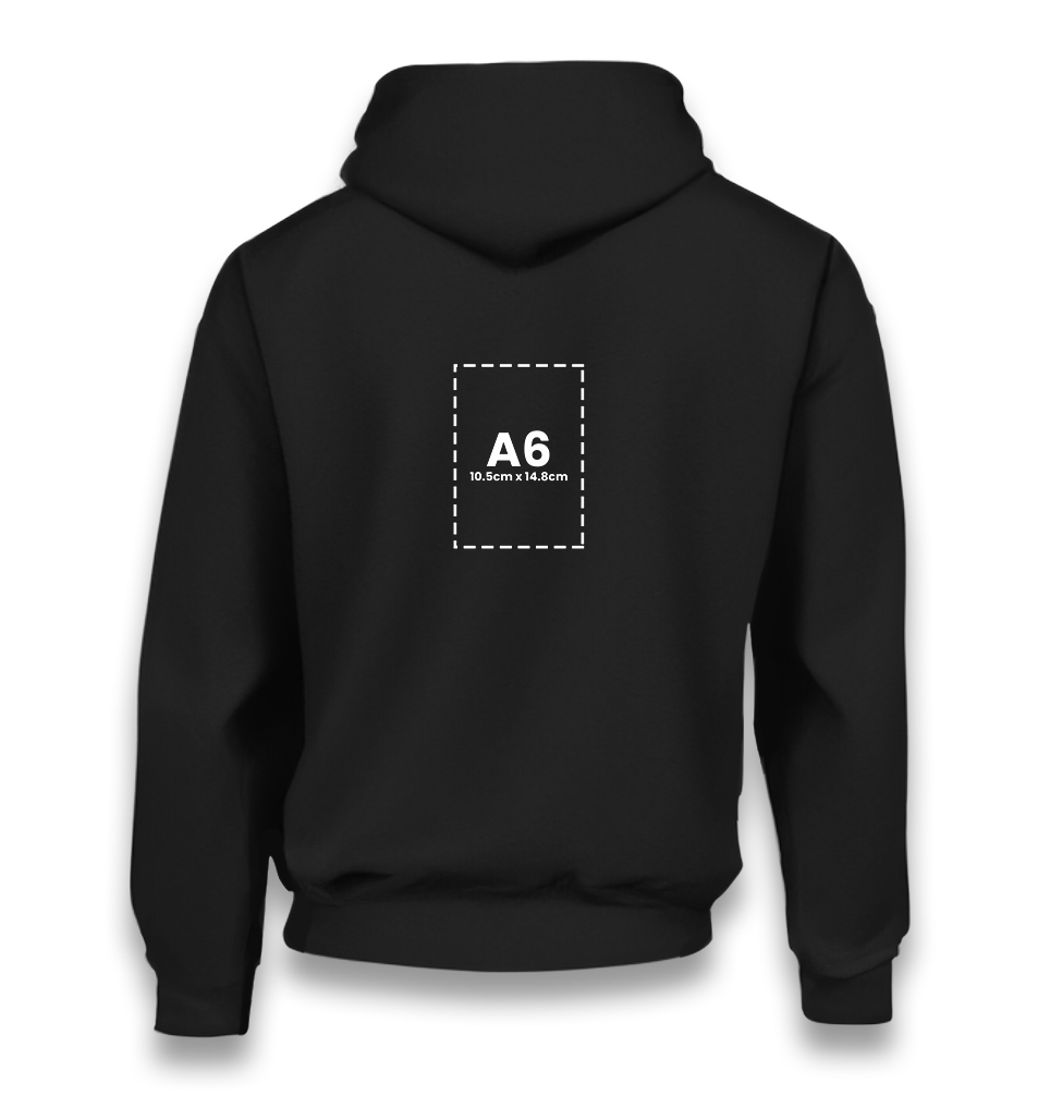 Personalized Black Unisex Hoodie - Single Sided 