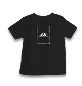 Personalized Black Kids T-shirt - Single Sided 