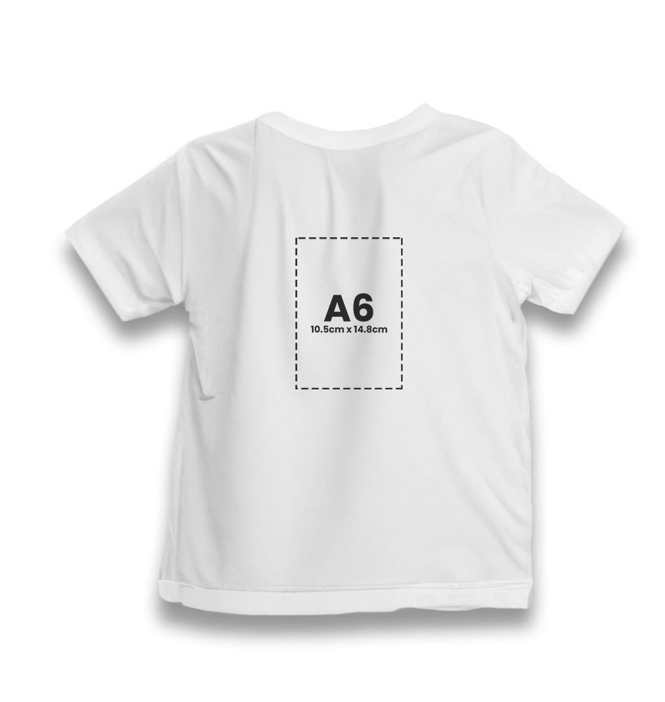 Personalized White Kids T-shirt - Single Sided 