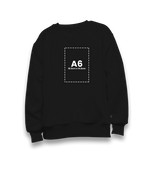 Personalized Black Kids Sweatshirt - Single Sided 