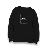 Personalized Black Kids Sweatshirt - Single Sided 