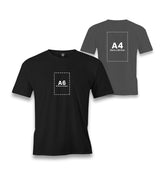 Personalized Black Men's T-Shirt 