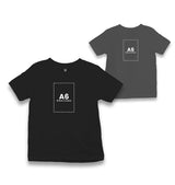 Personalized Black Kids T-shirt - Front Back 