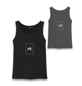 Personalized Black Unisex Undershirt - Front Back 