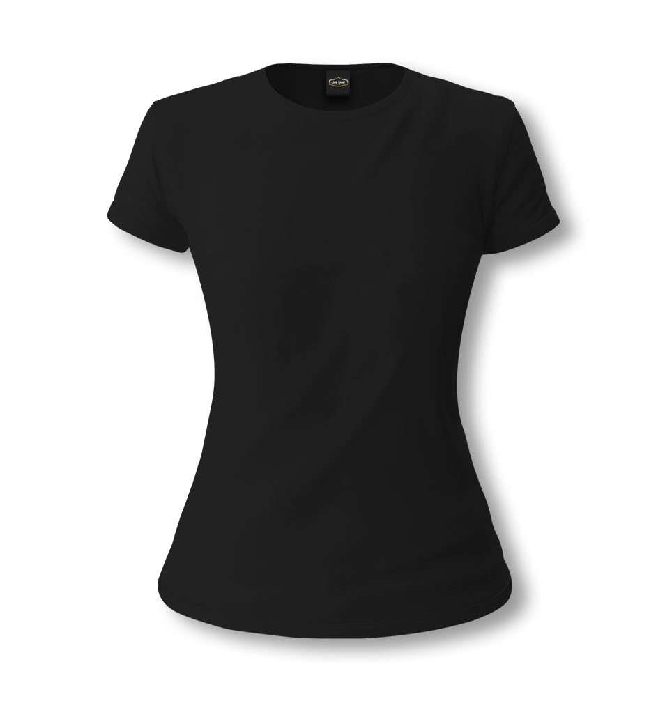 Personalized Black Women's T-Shirt - Single Sided 
