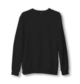 Kişiye Özel Unisex Siyah Sweatshirt - Tek Taraflı
