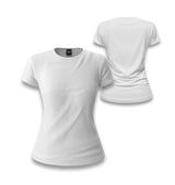 Personalized White Women's T-Shirt - Front Back 