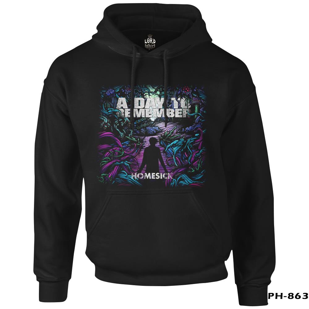 A Day To Remember - Homesick Black Men's Zipperless Hoodie